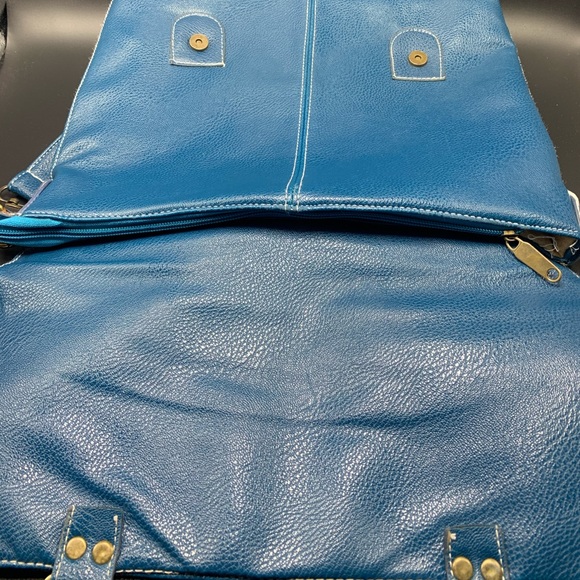 Faux leather satchel bag - Picture 4 of 15